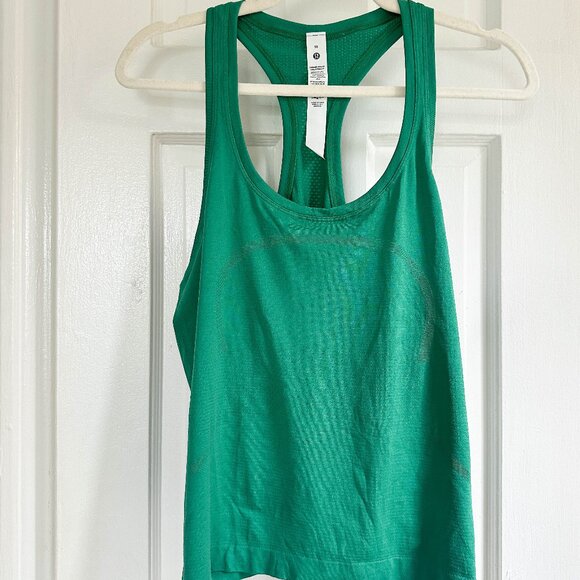 lululemon athletica Tops - NWT Lululemon Swiftly Tech Racerback Tan 2.0 Tennis Green - Size 10